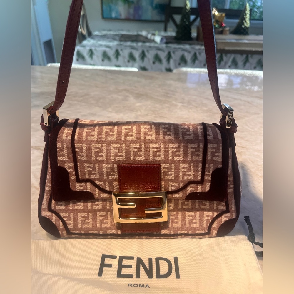 Fendi Zucchino Mama Baguette ❤️